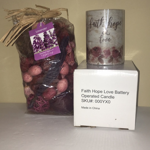 Lavender Scent Potpourri & Battery operated candle - Picture 13 of 13